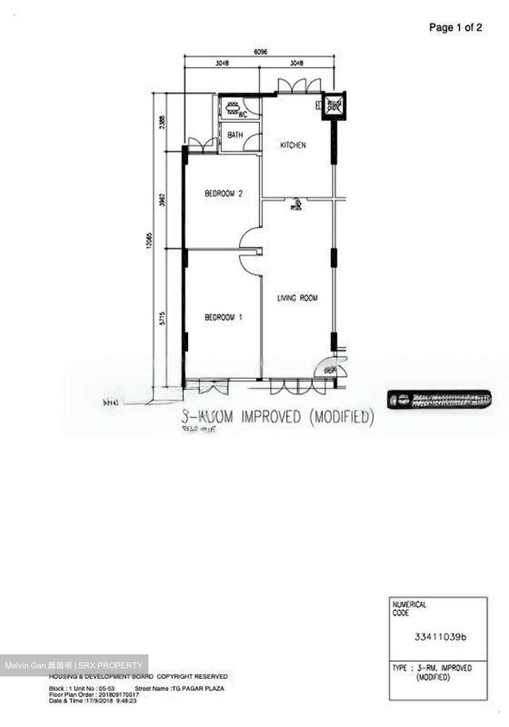 Blk 1 Tanjong Pagar Plaza (Bukit Merah), HDB 3 Rooms #562681951